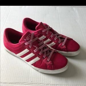 Neo Adidas pink shoes Size 71/2 womens